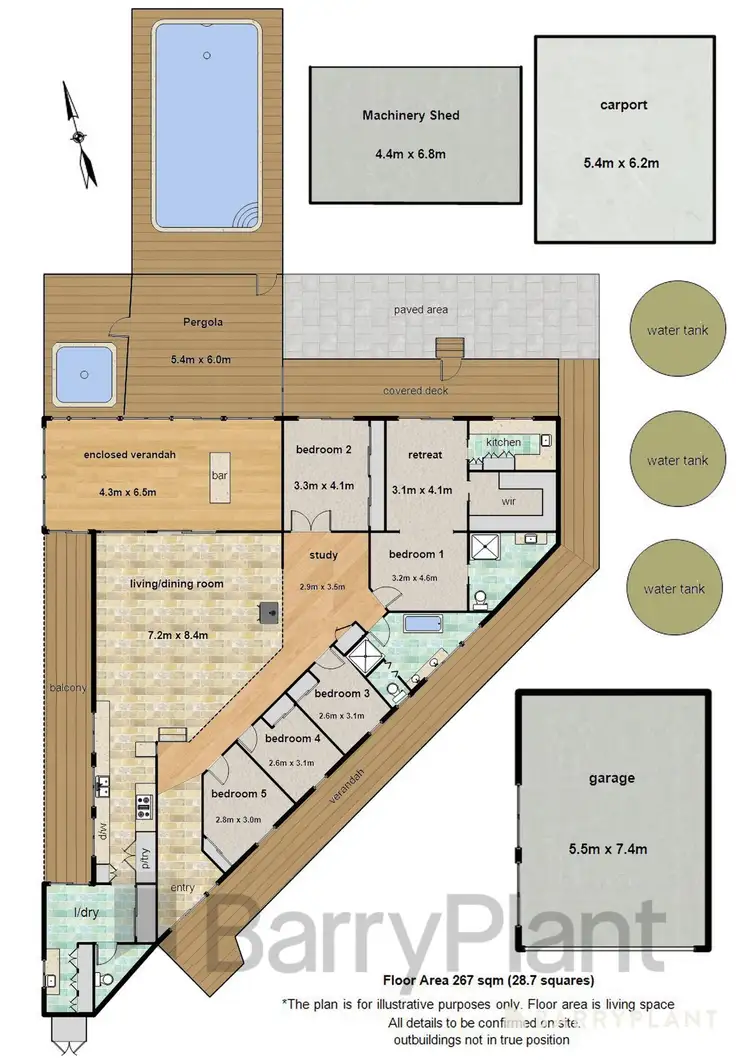 Floorplan of Homely house listing, 25 Gembrook - Launching Place Road, Gembrook VIC 3783