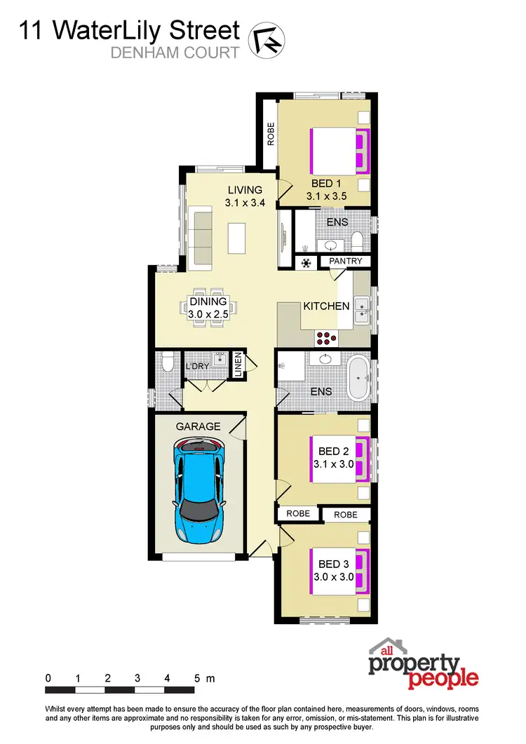 Floorplan of Homely house listing, 11 Waterlily Street, Denham Court NSW 2565