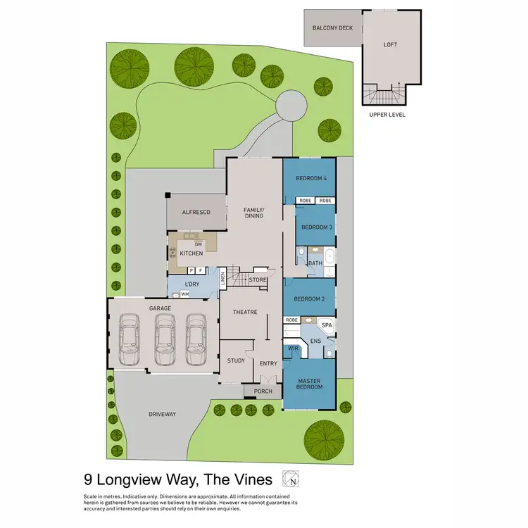 Floorplan of Homely house listing, 9 Longview Way, The Vines WA 6069