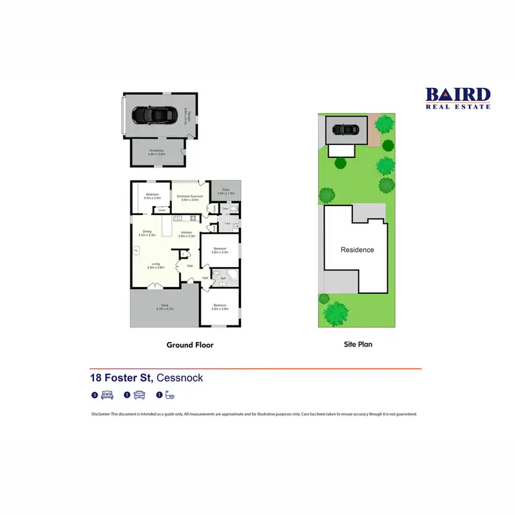 Floorplan of Homely house listing, 18 Foster Street, Cessnock NSW 2325