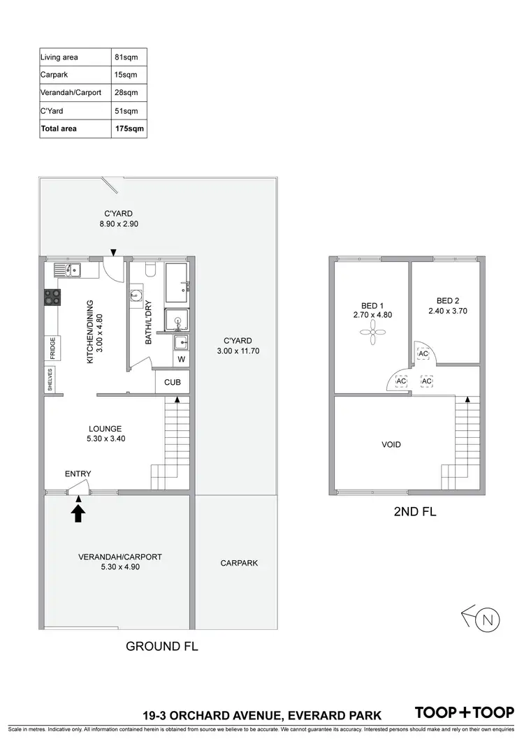 Floorplan of Homely unit listing, 19/3 Orchard Avenue, Everard Park SA 5035