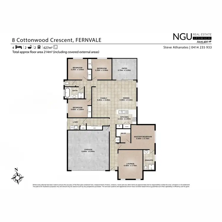 Floorplan of Homely house listing, 8 Cottonwood Crescent, Fernvale QLD 4306