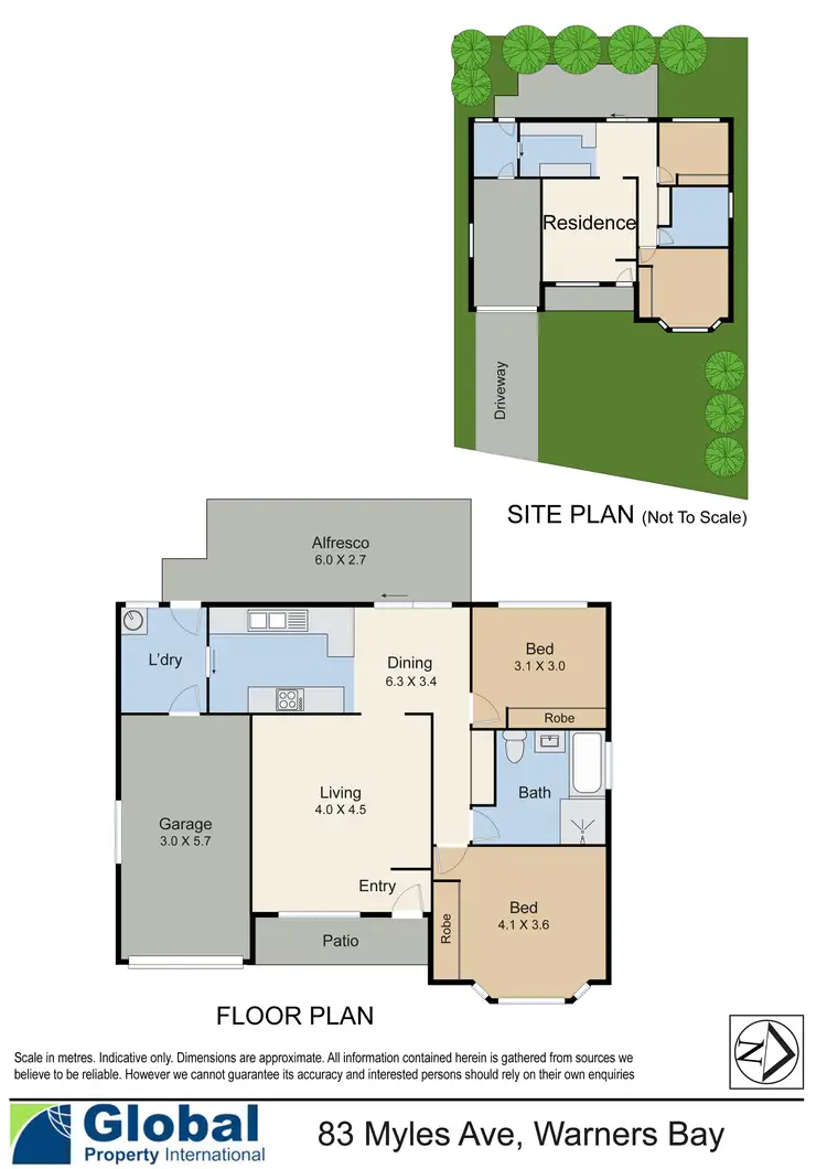 Floorplan of Homely house listing, 83 Myles Avenue, Warners Bay NSW 2282