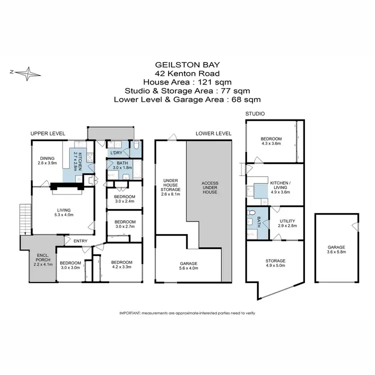 Floorplan of Homely house listing, 42 Kenton Road, Geilston Bay TAS 7015