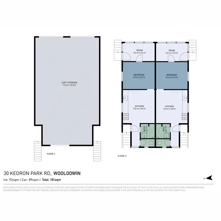 Floorplan of Homely house listing, 30 Kedron Park Road, Wooloowin QLD 4030