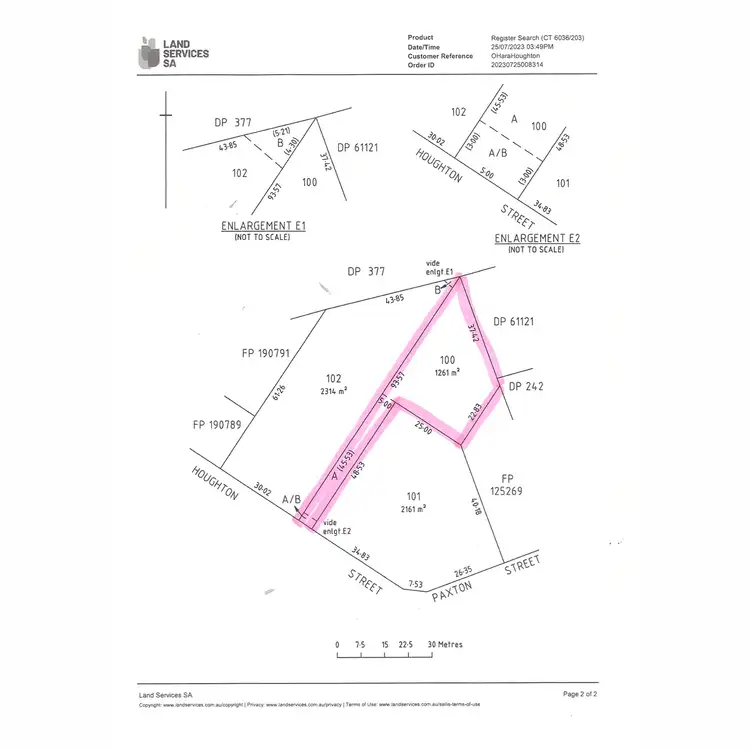 Floorplan of Homely land listing, 11A Houghton Street, Clare SA 5453