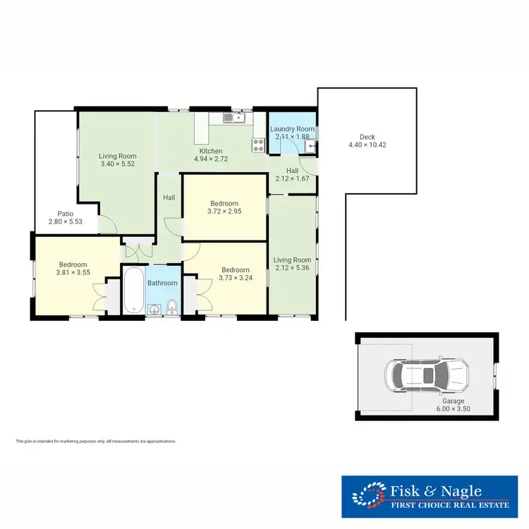 Floorplan of Homely house listing, 3 Blomfield Avenue, Bega NSW 2550