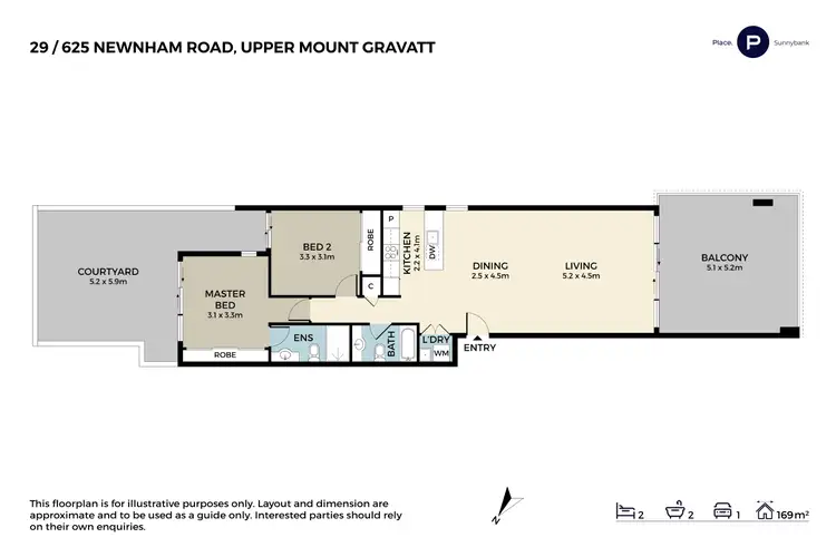 Floorplan of Homely apartment listing, 29/625 Newnham Road, Upper Mount Gravatt QLD 4122