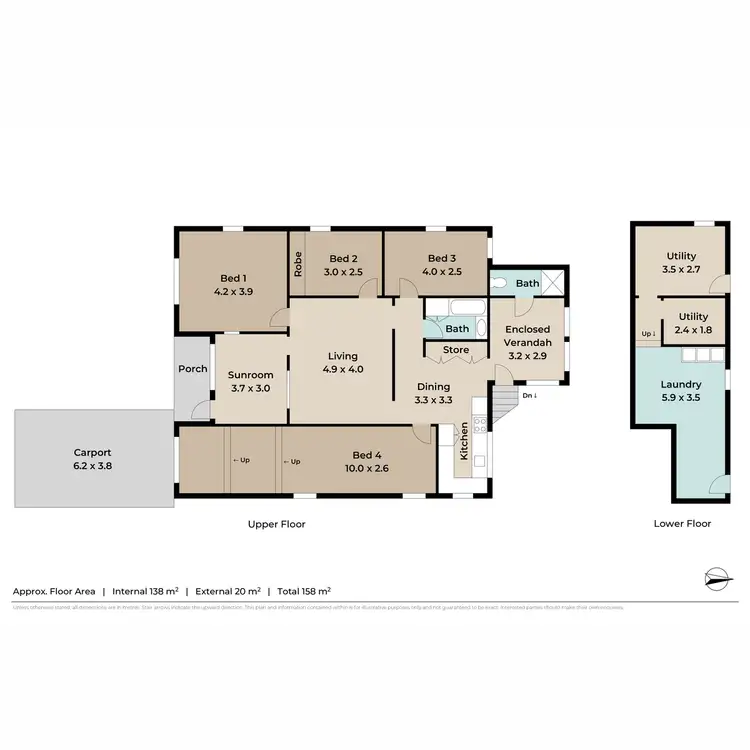 Floorplan of Homely house listing, 168 Highland Terrace, St Lucia QLD 4067
