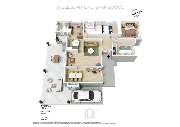 Floorplan of Homely house listing, 71 Ellison Road, Springwood NSW 2777
