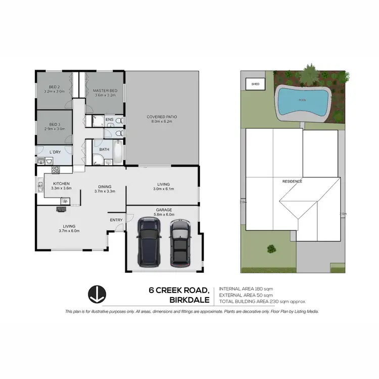 Floorplan of Homely house listing, 6 Creek Road, Birkdale QLD 4159