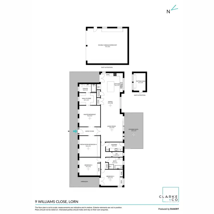 Floorplan of Homely house listing, 9 Williams Close, Lorn NSW 2320