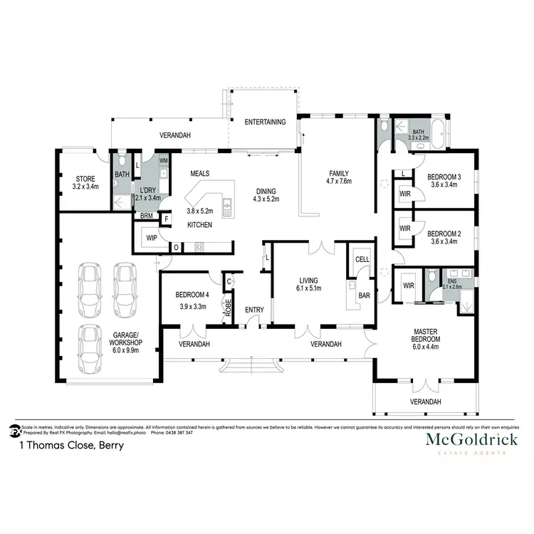 Floorplan of Homely house listing, 1 Thomas Close, Berry NSW 2535