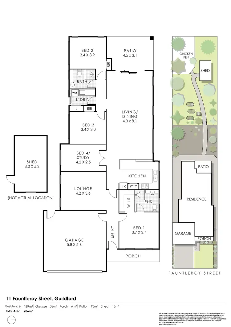 Floorplan of Homely house listing, 11 Fauntleroy Street, Guildford WA 6055