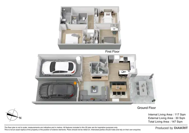 Floorplan of Homely townhouse listing, 59/245 Handford Road, Taigum QLD 4018