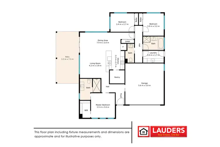 Floorplan of Homely house listing, 8 Ondaroo Crest, Old Bar NSW 2430