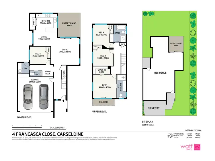 Floorplan of Homely house listing, 4 Francesca Close, Carseldine QLD 4034