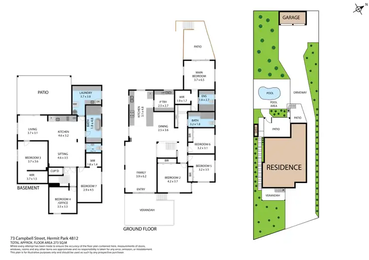 Floorplan of Homely house listing, 73 Campbell Street, Hermit Park QLD 4812