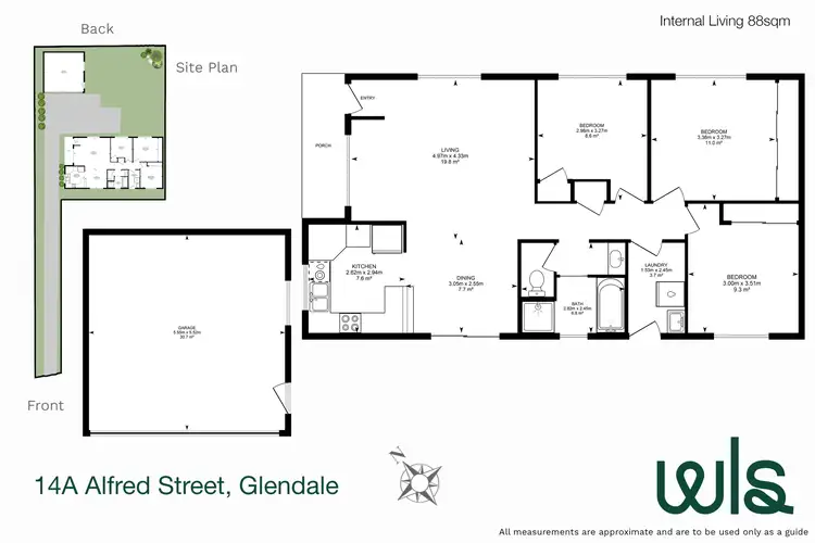 Floorplan of Homely house listing, 14a Alfred Street, Glendale NSW 2285