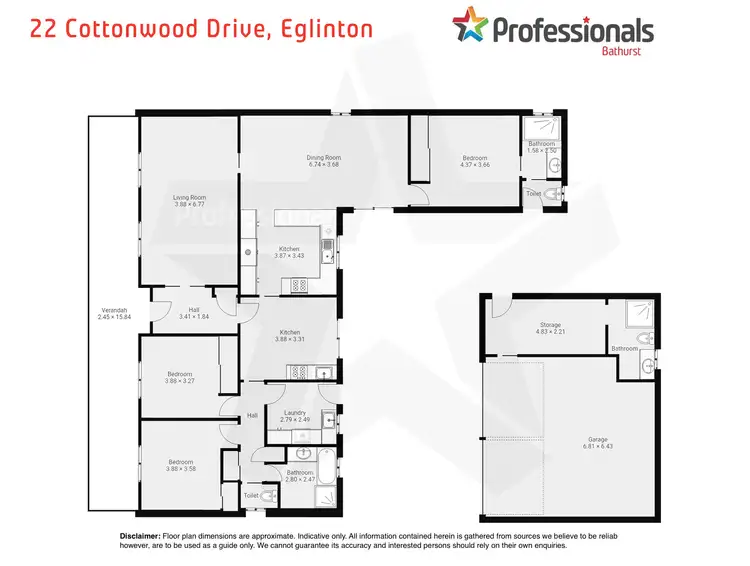 Floorplan of Homely house listing, 22 Cottonwood Drive, Eglinton NSW 2795