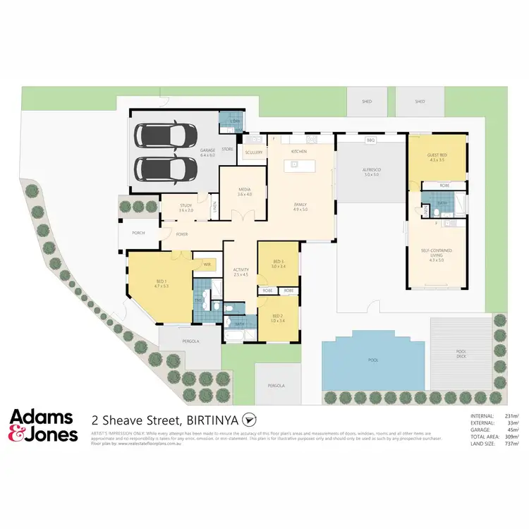 Floorplan of Homely house listing, 2 Sheave Street, Birtinya QLD 4575