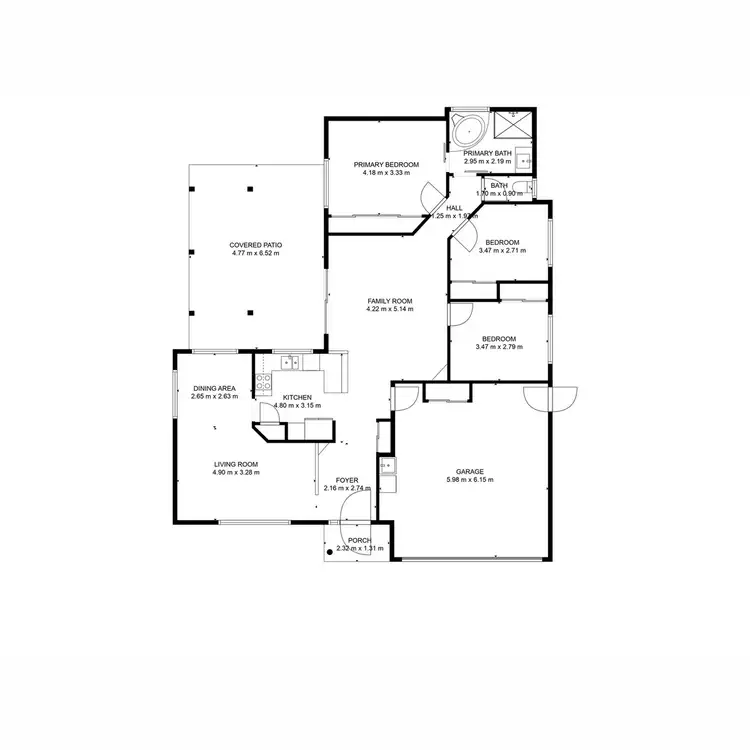 Floorplan of Homely house listing, 33 Maike Street, Kalkie QLD 4670
