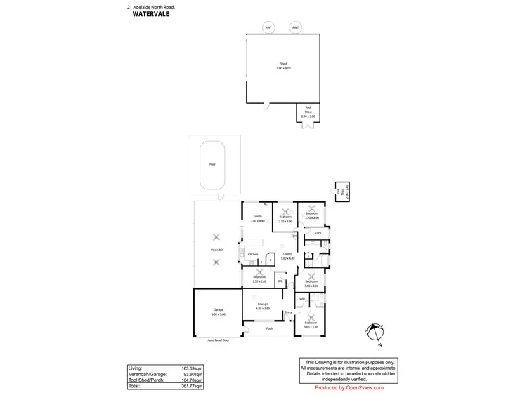 Floorplan of Homely house listing, 21 Adelaide Road, Watervale SA 5452