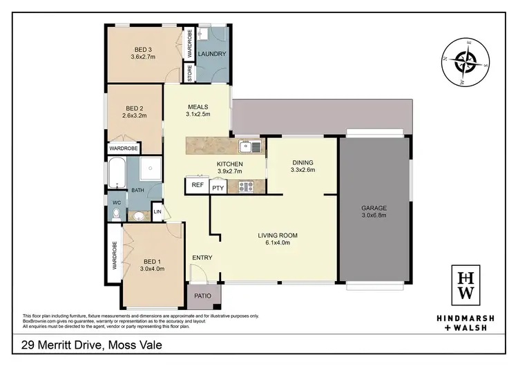 Floorplan of Homely house listing, 29 Merrett Drive, Moss Vale NSW 2577