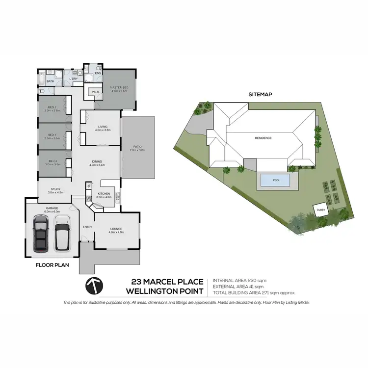 Floorplan of Homely house listing, 23 Marcel Place, Wellington Point QLD 4160