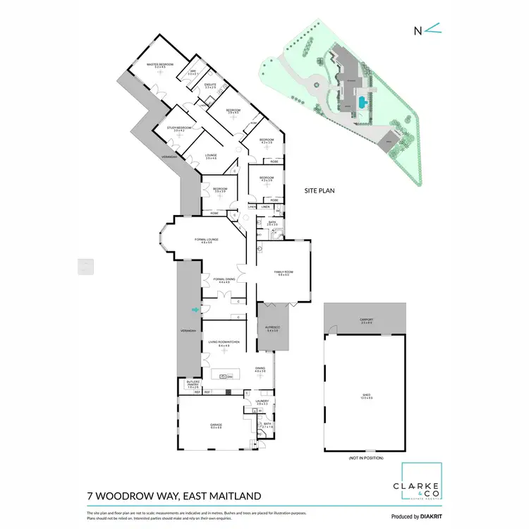 Floorplan of Homely house listing, 7 Woodrow Way, East Maitland NSW 2323