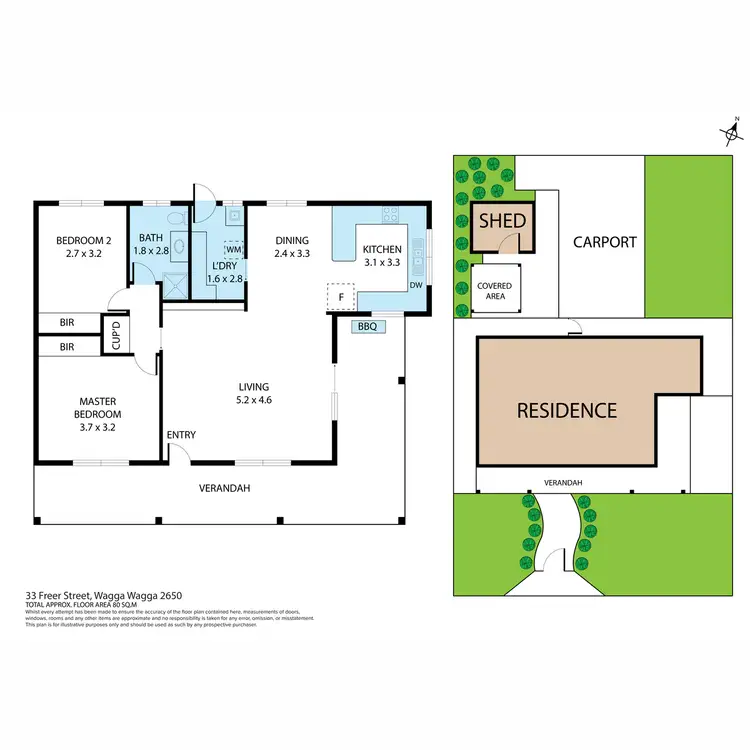 Floorplan of Homely house listing, 33 Freer Street, Wagga Wagga NSW 2650