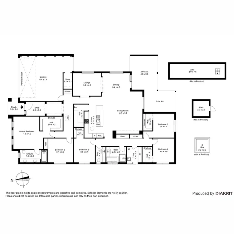 Floorplan of Homely house listing, 4 Sheales Way, Epping VIC 3076