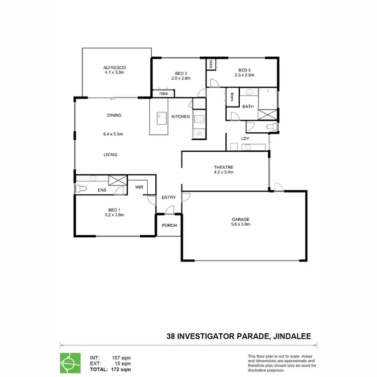 Floorplan of Homely house listing, 38 Investigator Parade, Jindalee WA 6036