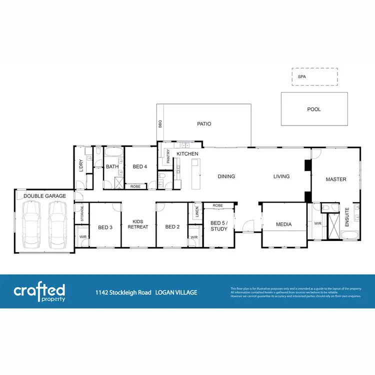 Floorplan of Homely rural property listing, 1142 Stockleigh Road, Logan Village QLD 4207