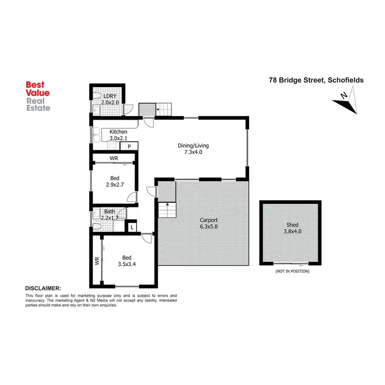 Floorplan of Homely house listing, 78 Bridge Street, Schofields NSW 2762