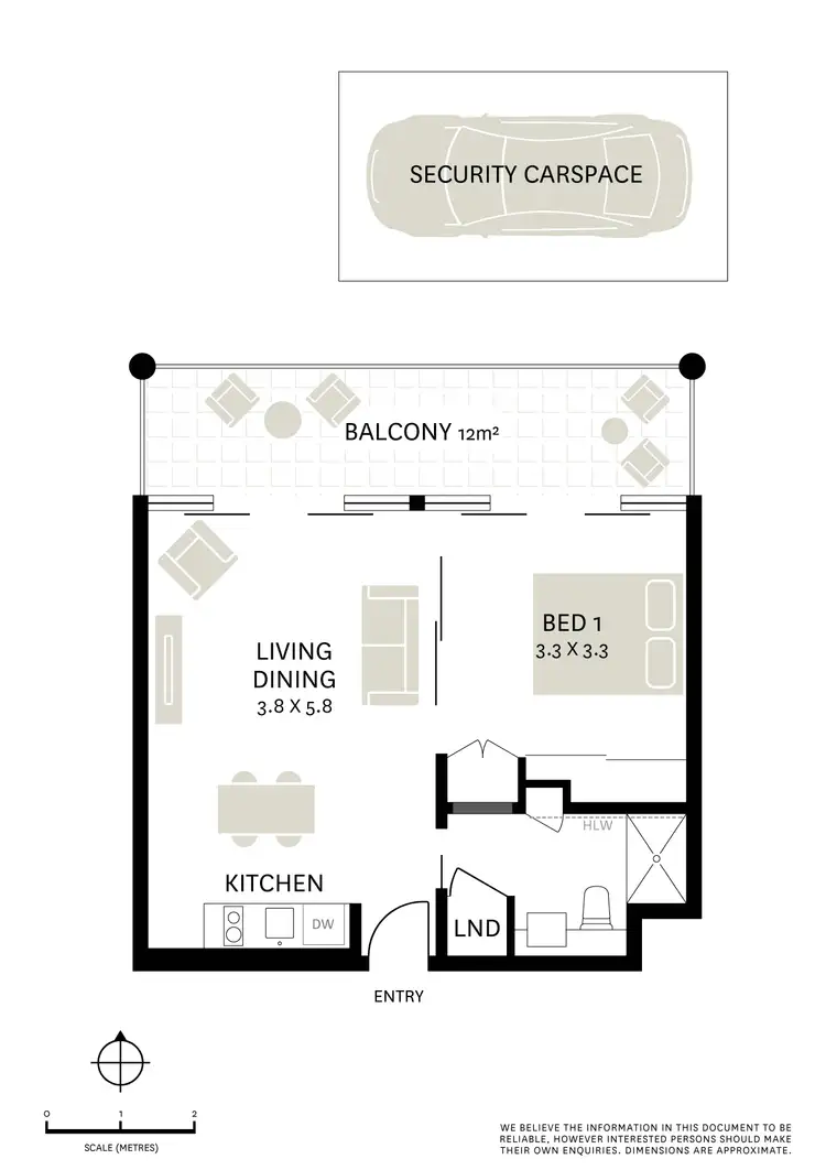 Floorplan of Homely apartment listing, 312/437 Bourke Street, Surry Hills NSW 2010
