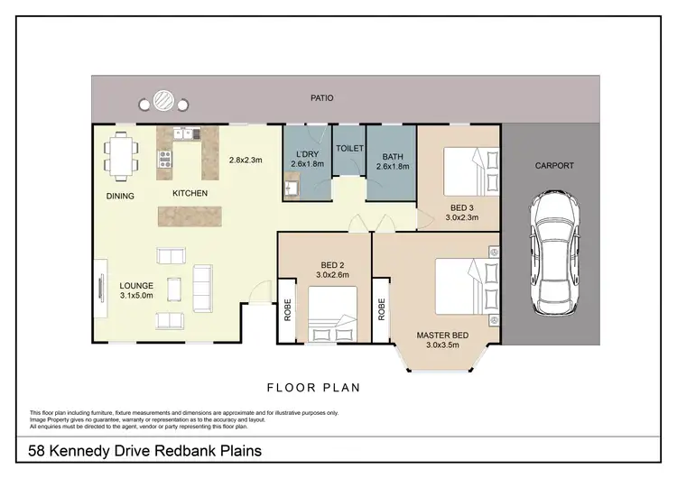 Floorplan of Homely house listing, 58 Kennedy Drive, Redbank Plains QLD 4301