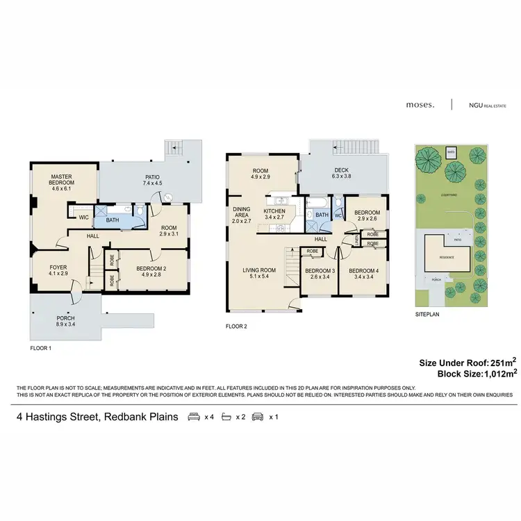 Floorplan of Homely house listing, 4 Hastings Street, Redbank Plains QLD 4301