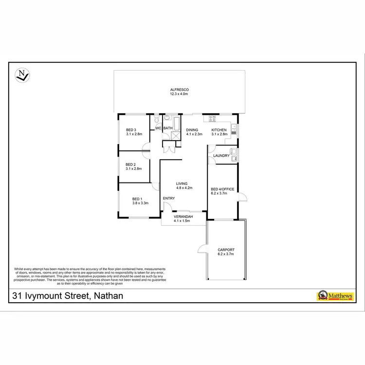 Floorplan of Homely house listing, 31 Ivymount Street, Nathan QLD 4111
