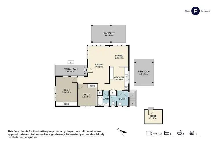 Floorplan of Homely house listing, 14 Bywood Street, Sunnybank Hills QLD 4109