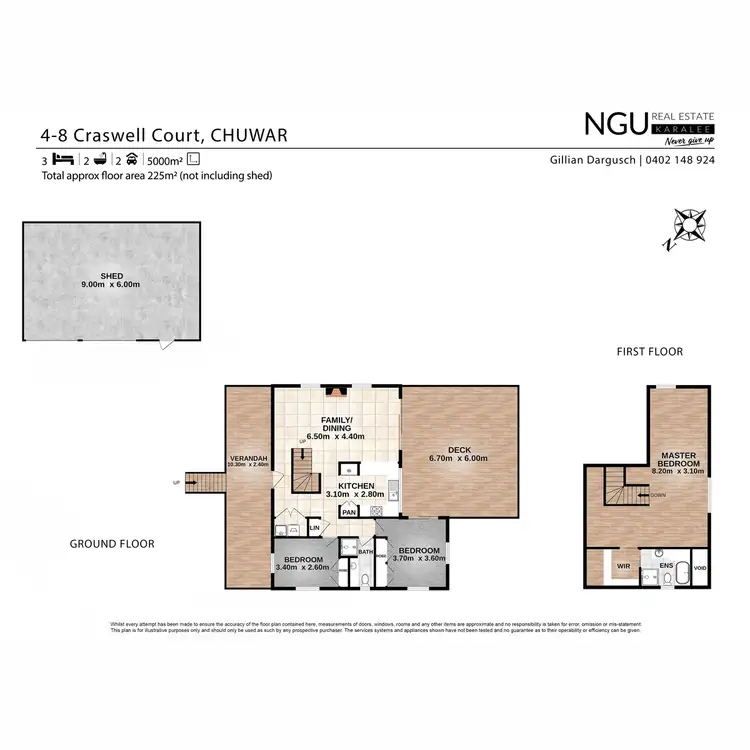 Floorplan of Homely house listing, 4-8 Craswell Court, Chuwar QLD 4306