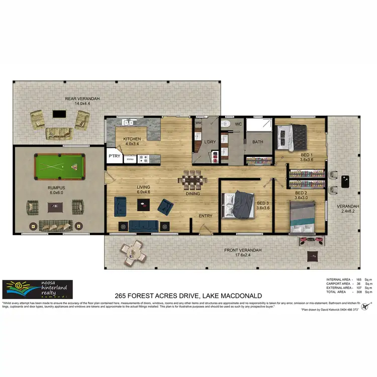 Floorplan of Homely house listing, 265 Forest Acres Drive, Lake Macdonald QLD 4563