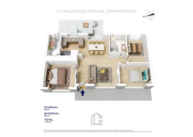 Floorplan of Homely house listing, 17 Paulwood Avenue, Winmalee NSW 2777