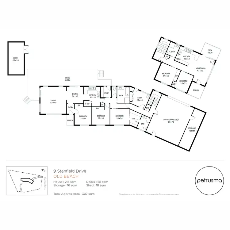 Floorplan of Homely house listing, 9 Stanfield Drive, Old Beach TAS 7017