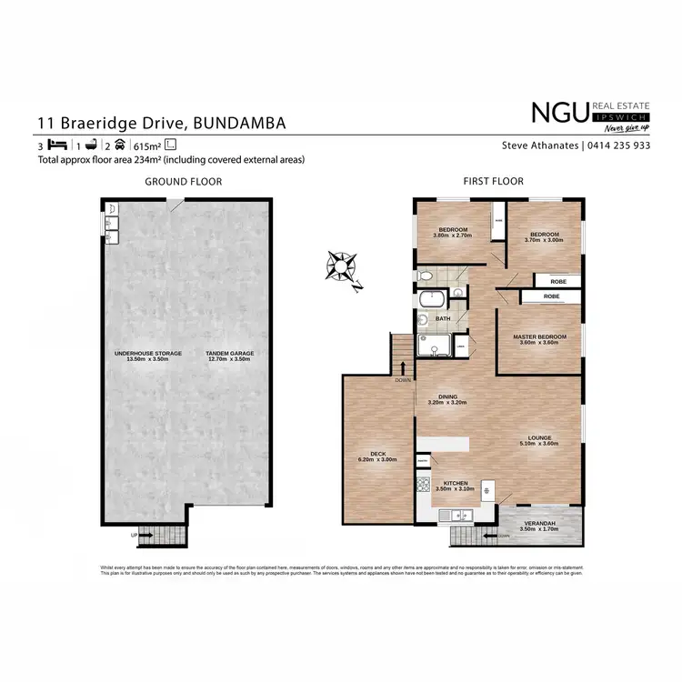 Floorplan of Homely house listing, 11 Braeridge Drive, Bundamba QLD 4304