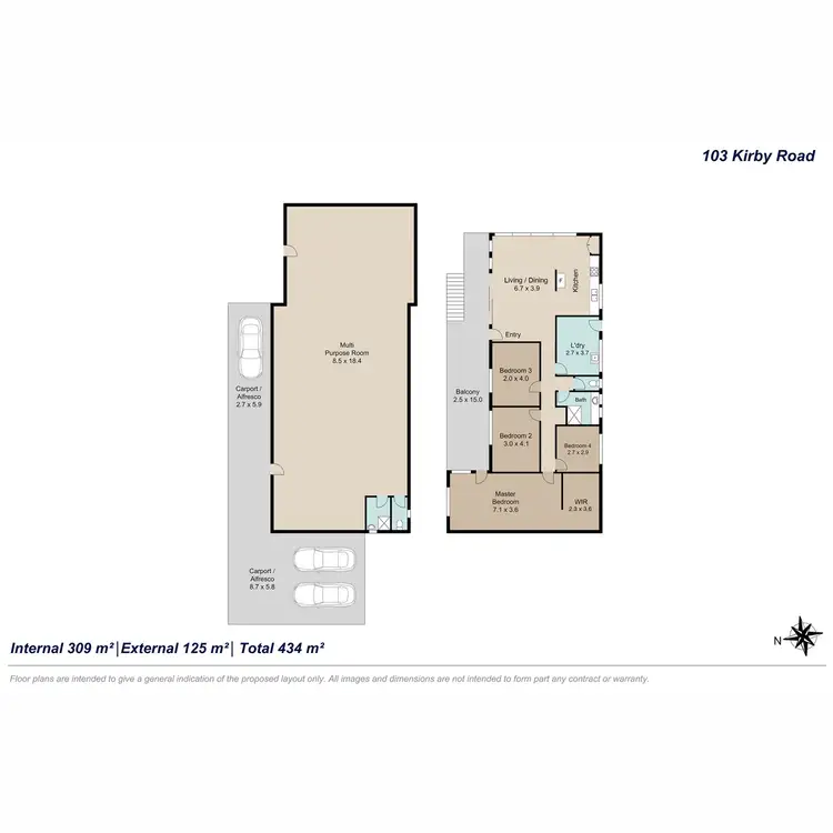 Floorplan of Homely house listing, 103 Kirby Road, Aspley QLD 4034