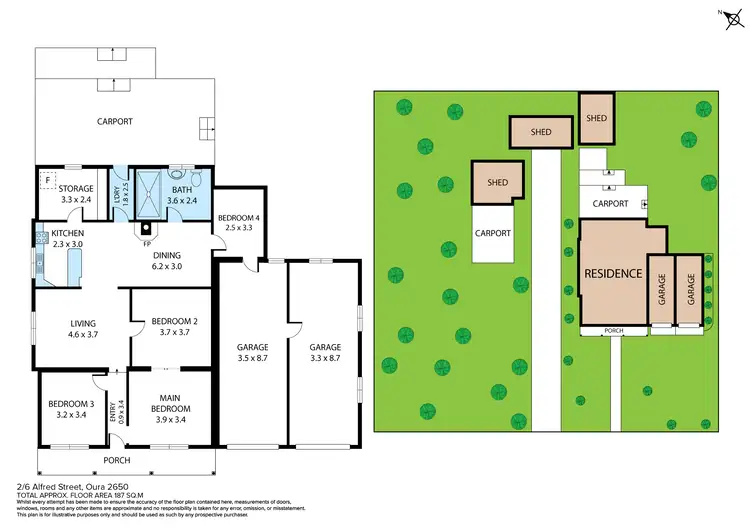 Floorplan of Homely house listing, 2-6 Alfred Street, Oura NSW 2650