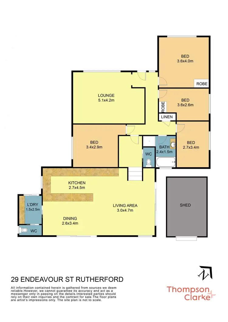 Floorplan of Homely house listing, 29 Endeavour Street, Rutherford NSW 2320
