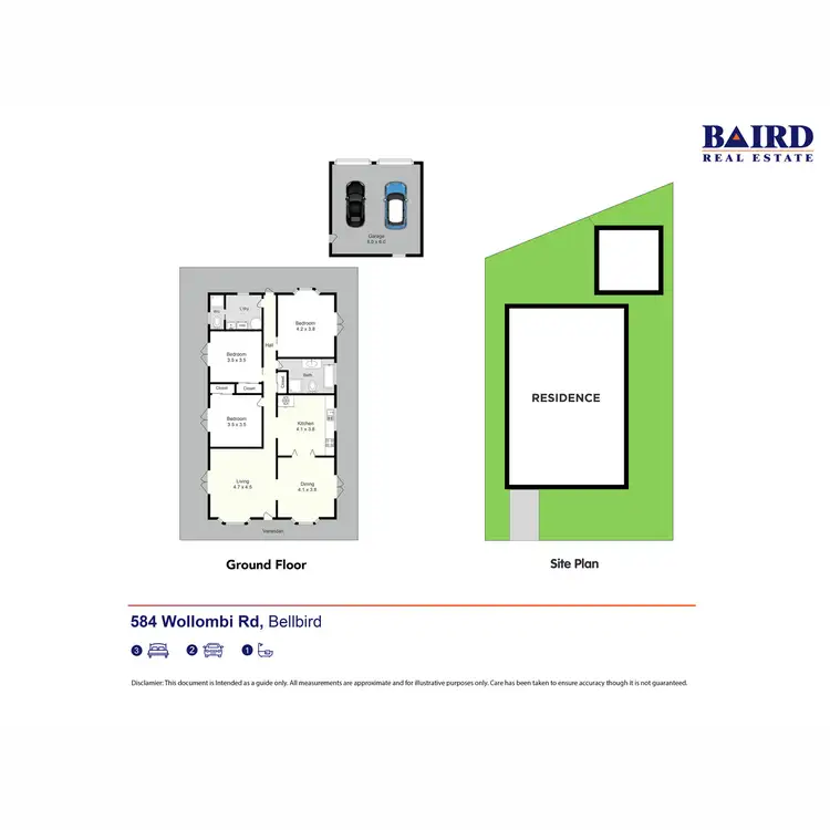 Floorplan of Homely house listing, 584 Wollombi Road, Bellbird NSW 2325