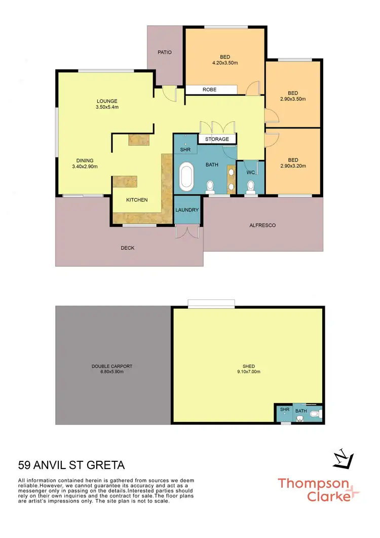 Floorplan of Homely house listing, 59 Anvil Street, Greta NSW 2334